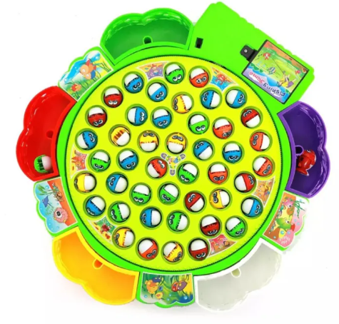 Catch fishes fishing game set for kids with video tutorial - multiple sizes