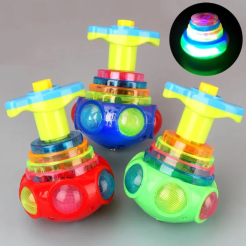 Flashing UFO Musical Spinning Lighting and Music Toupie Beyblade