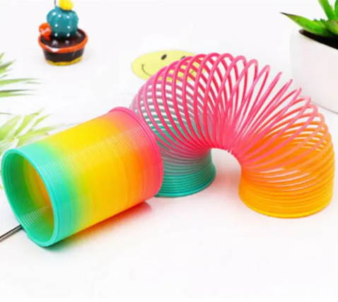 Magic Slinky Spring Toy, Springs Bounce Fidget Toy For Kids
