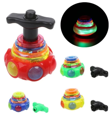 Flashing UFO Musical Spinning Lighting and Music Toupie Beyblade