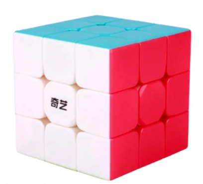 Original Qiyi Warrior S Rubiks Cube 3x3 Sticker Less