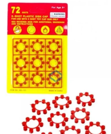 Plastic Pop Children's Toy With 2 Pop Packets