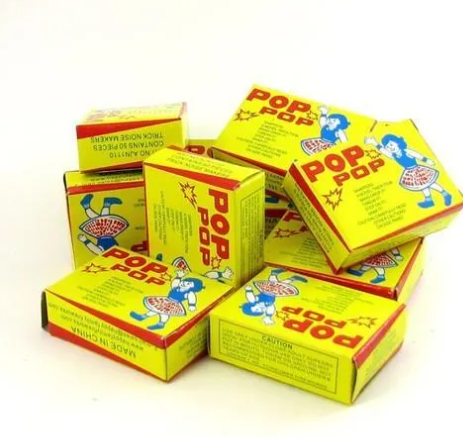 Pop Pop Snappers Fireworks pack of 6 boxes (Each contain approximately 50 Crackers)