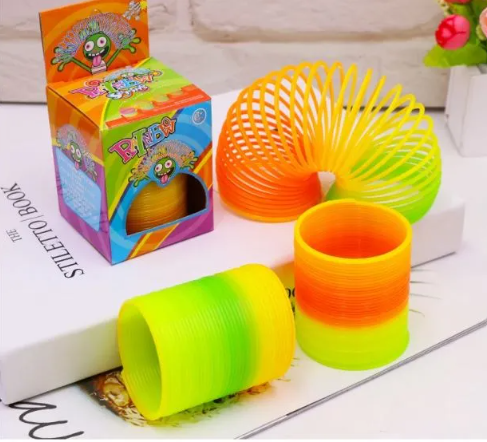 Magic Slinky Spring Toy, Springs Bounce Fidget Toy For Kids