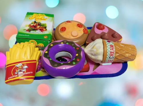Artificial Food Toy For Kids Pretend Play Plastic toys Mix Bag