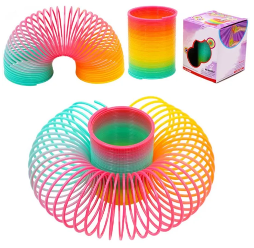 Magic Slinky Spring Toy, Springs Bounce Fidget Toy For Kids