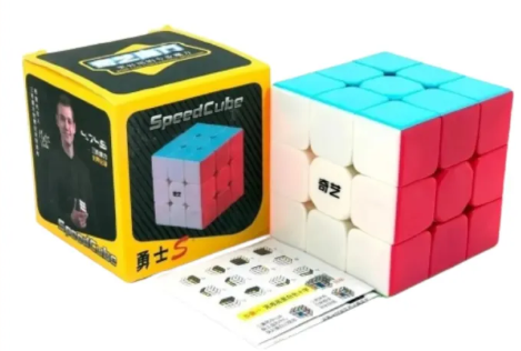 Original Qiyi Warrior S Rubiks Cube 3x3 Sticker Less