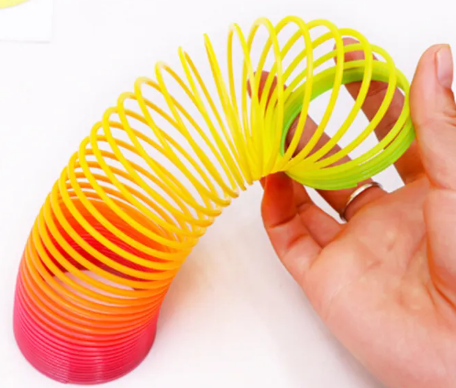 Magic Slinky Spring Toy, Springs Bounce Fidget Toy For Kids