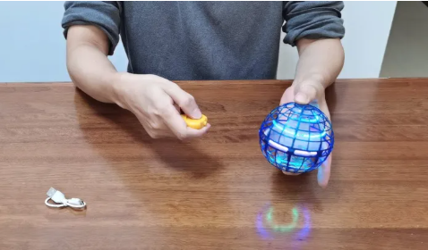 Flying Ball Boomerang Flyorb Magic With LED Lights Drone Hover Ball